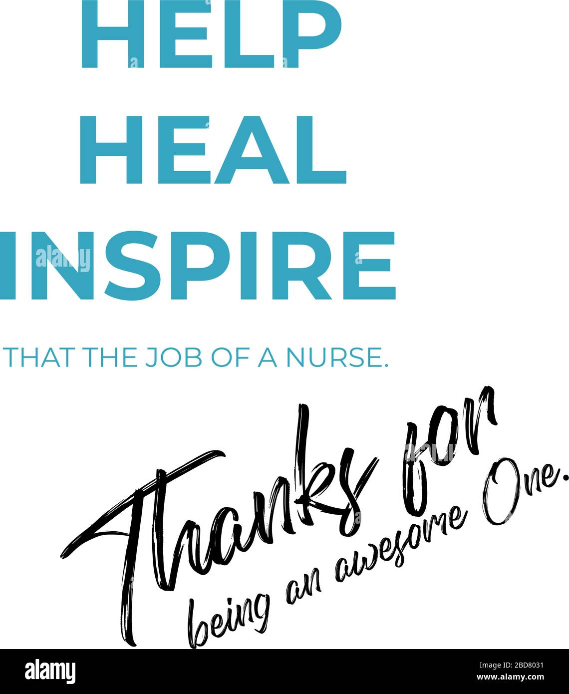 Design about world health day celebration with support nurses and ...