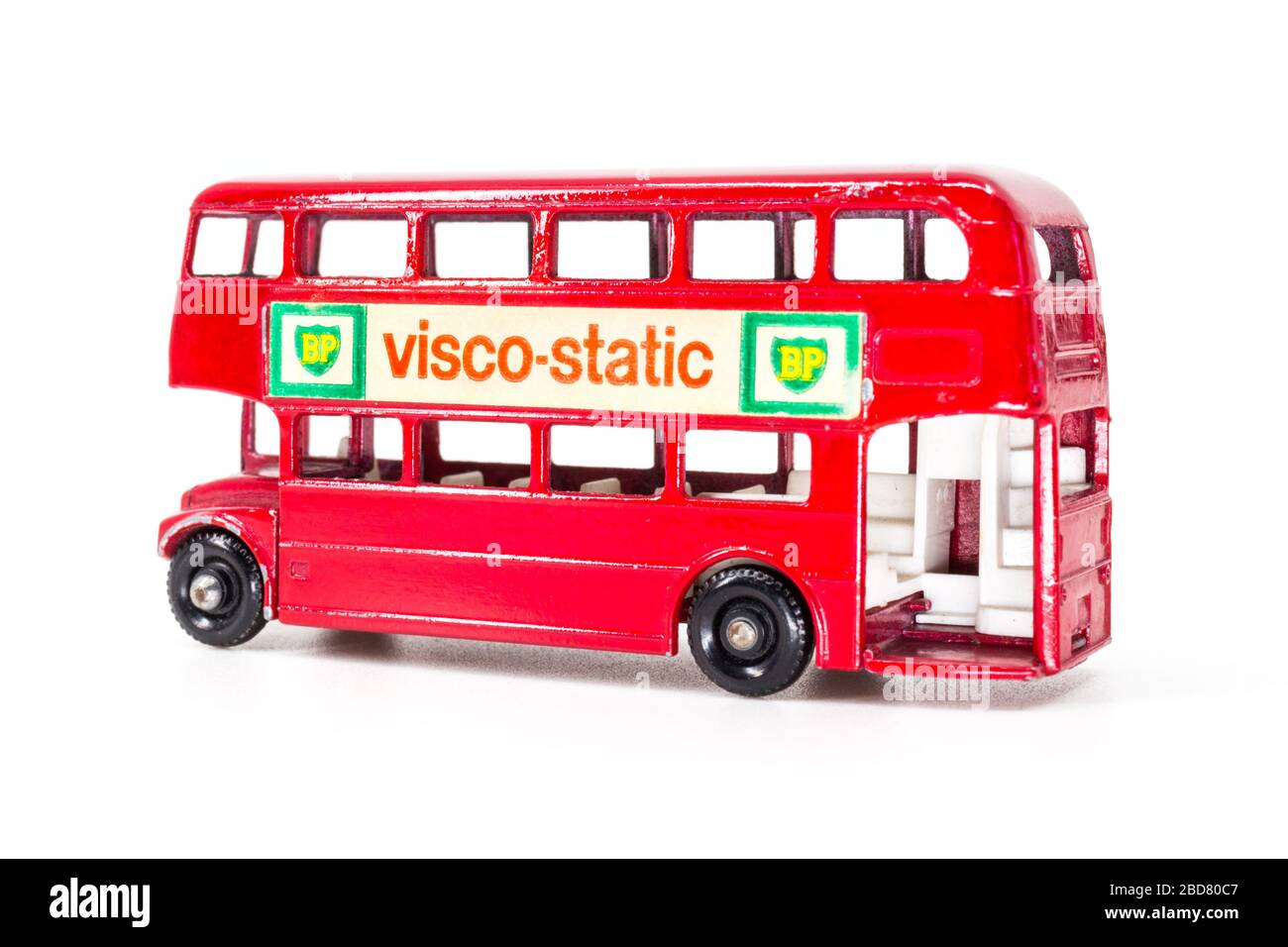 Lesney Products Matchbox model toy car 1 75 series no.5 AEC London Routemaster Double Decker Bus Visco static Stock Photo Alamy