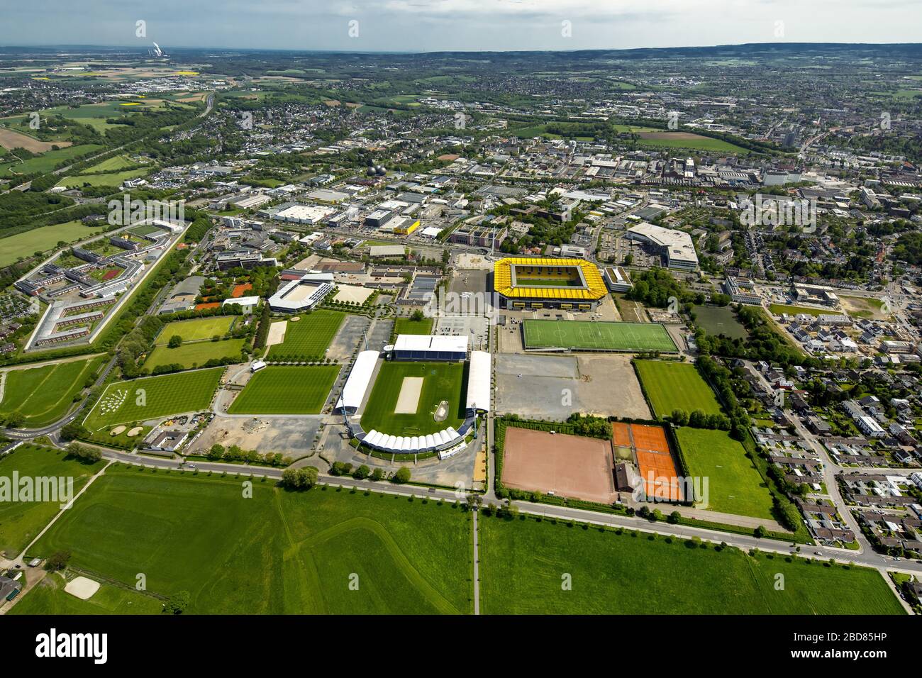 Sportpark Soers in Aachen, 11.05.2015, aerial view, Germany, North  Rhine-Westphalia, Aix-la-Chapelle Stock Photo - Alamy