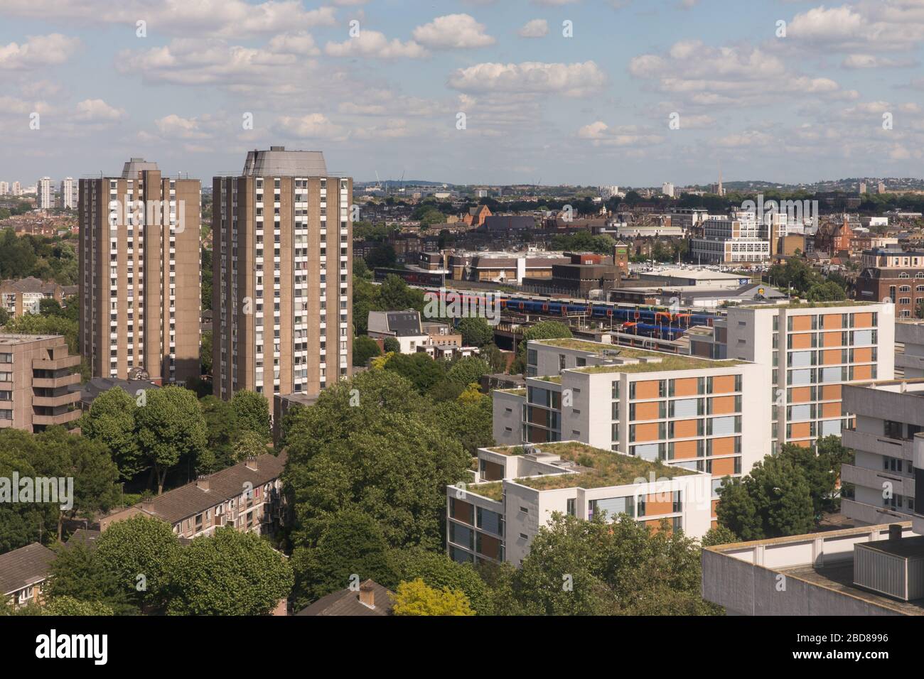 summer festival at winstanley and york road estate Stock Photo