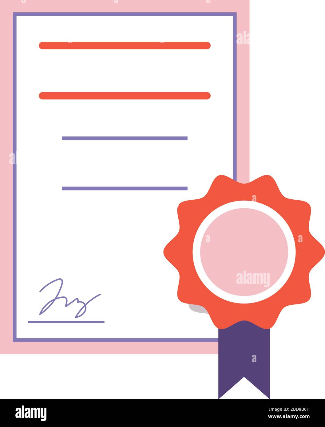 diploma certificate graduation flat style Stock Vector Image & Art - Alamy