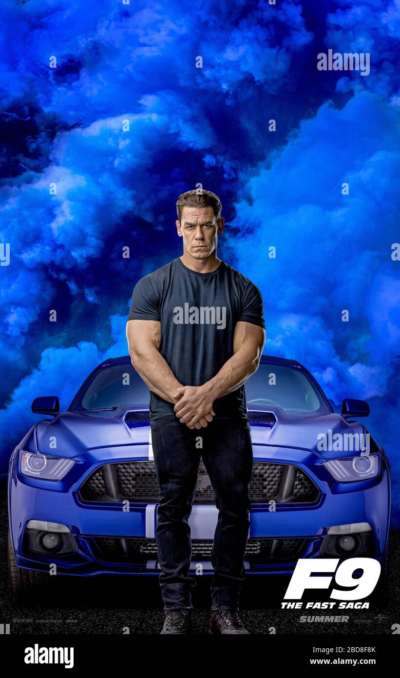 RELEASE DATE: April 2, 2021 TITLE: F9: Fast and Furious 9 STUDIO: Universal Pictures DIRECTOR: Justin Lin PLOT: Cypher enlists the help of Jakob, Dom's younger brother to take revenge on Dom and his team. STARRING: JOHN CENA as Jakob Toretto poster art. (Credit Image: © Universal Pictures/Entertainment Pictures) Stock Photo