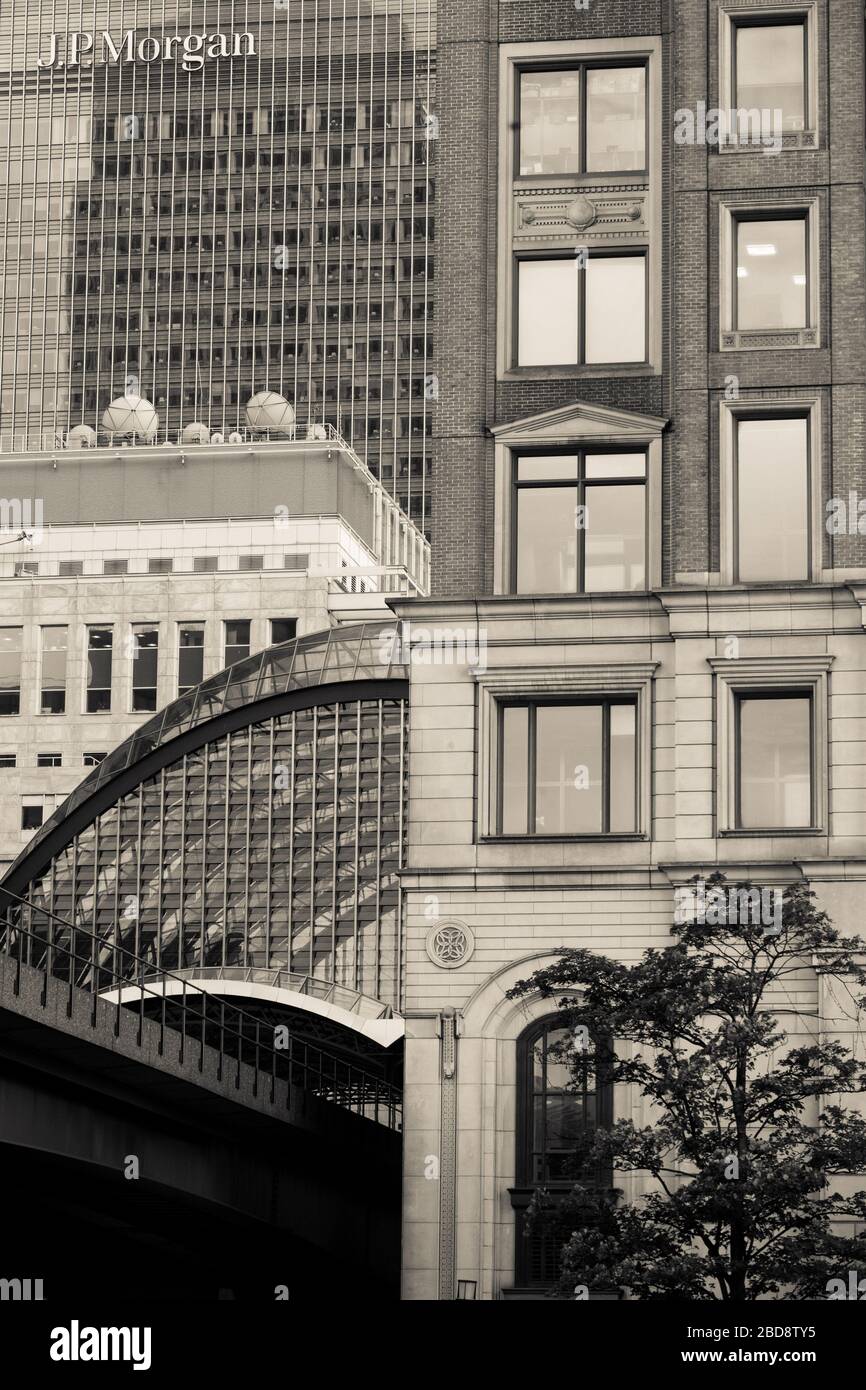 JP Canary Wharf Stock Photo Alamy