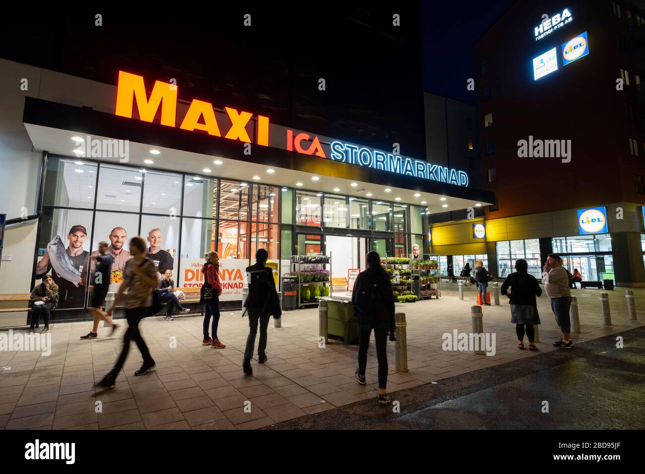 Maxi ICA Stormarknad supermarket in Stockholm, Sweden, Europe Stock Photo -  Alamy