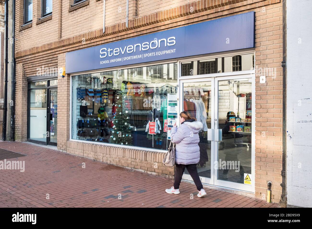 School Uniform Shop, Stevensons Stock Photo