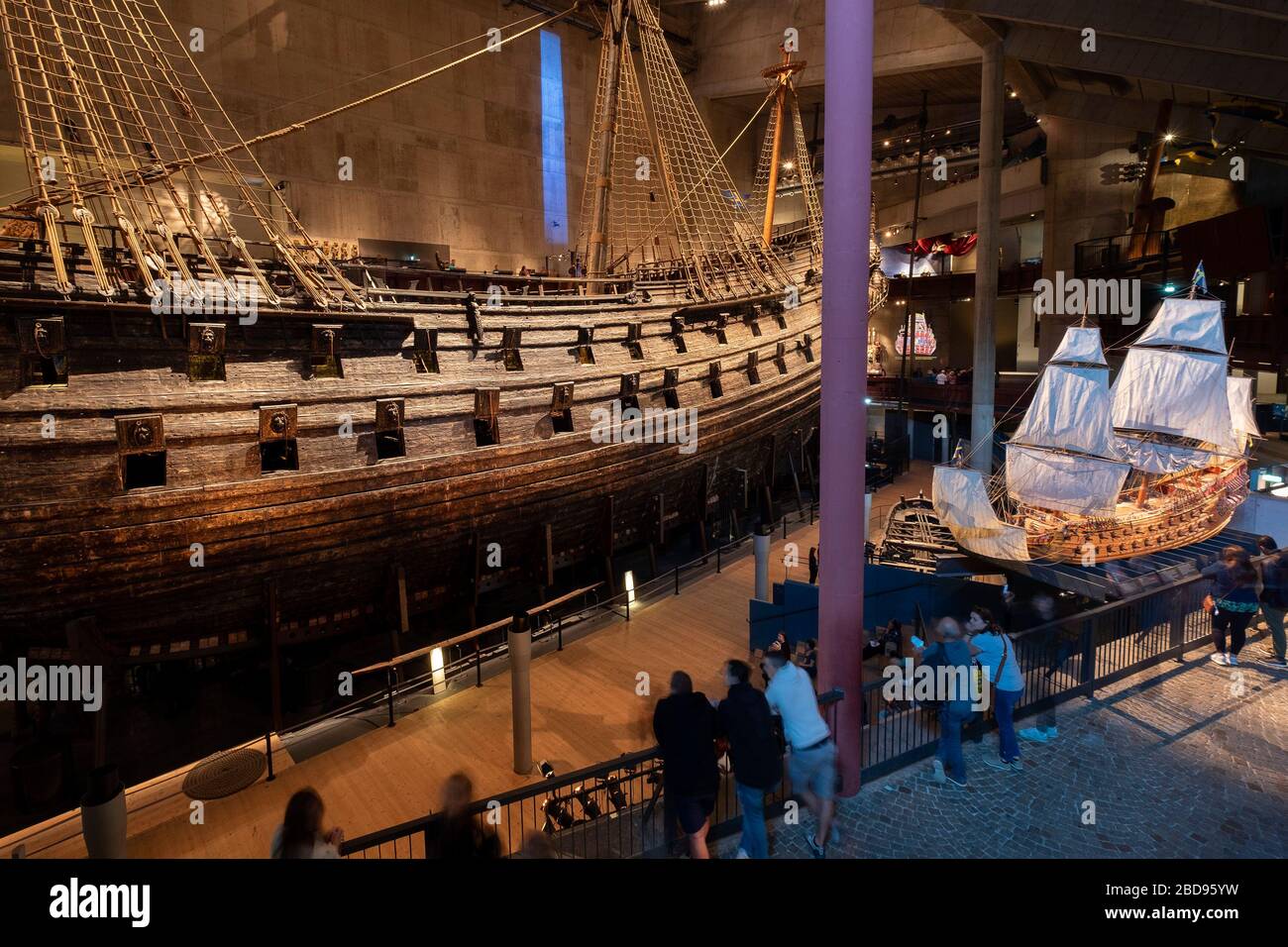 Vasa warship at the Vasa Museum in Stockholm, Sweden, Europe Stock Photo