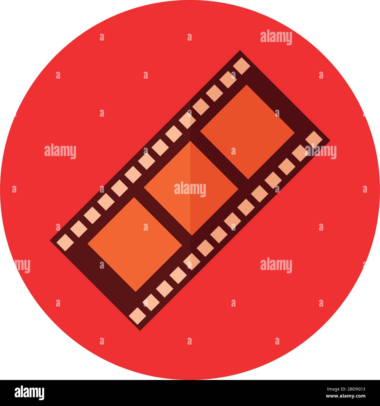 tape record film block and flat style Stock Vector Image & Art - Alamy