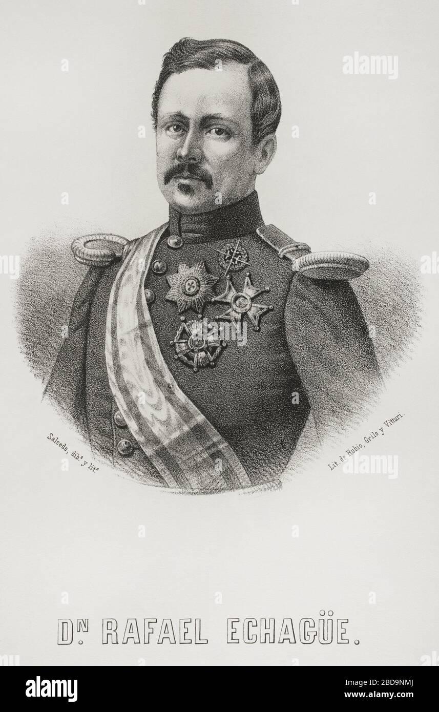 Rafael Echagüe y Bermingham (18151887). Noble, militar y político