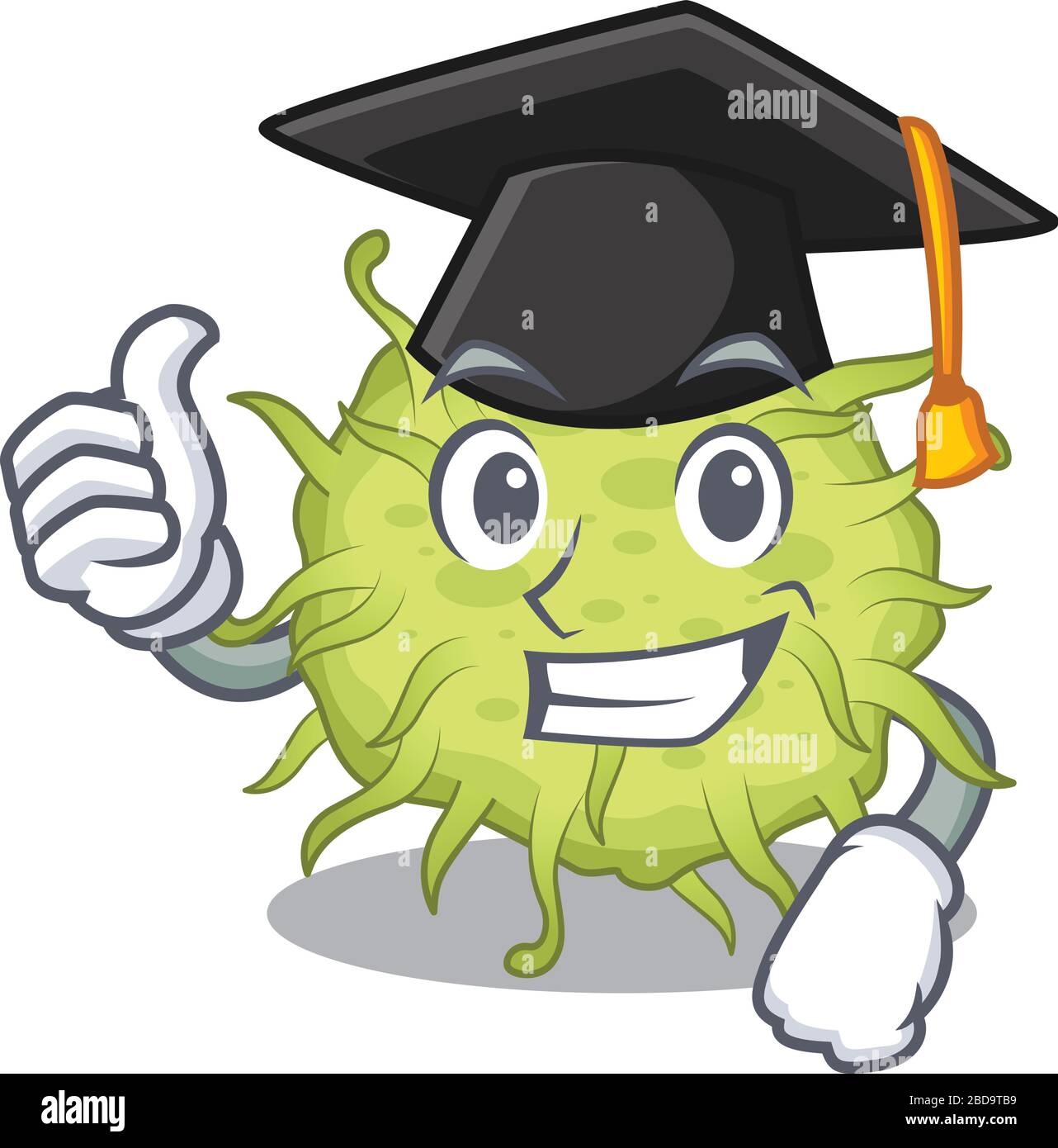 Graduation Germs Coccus bacteria Cut Out Stock Images & Pictures - Alamy