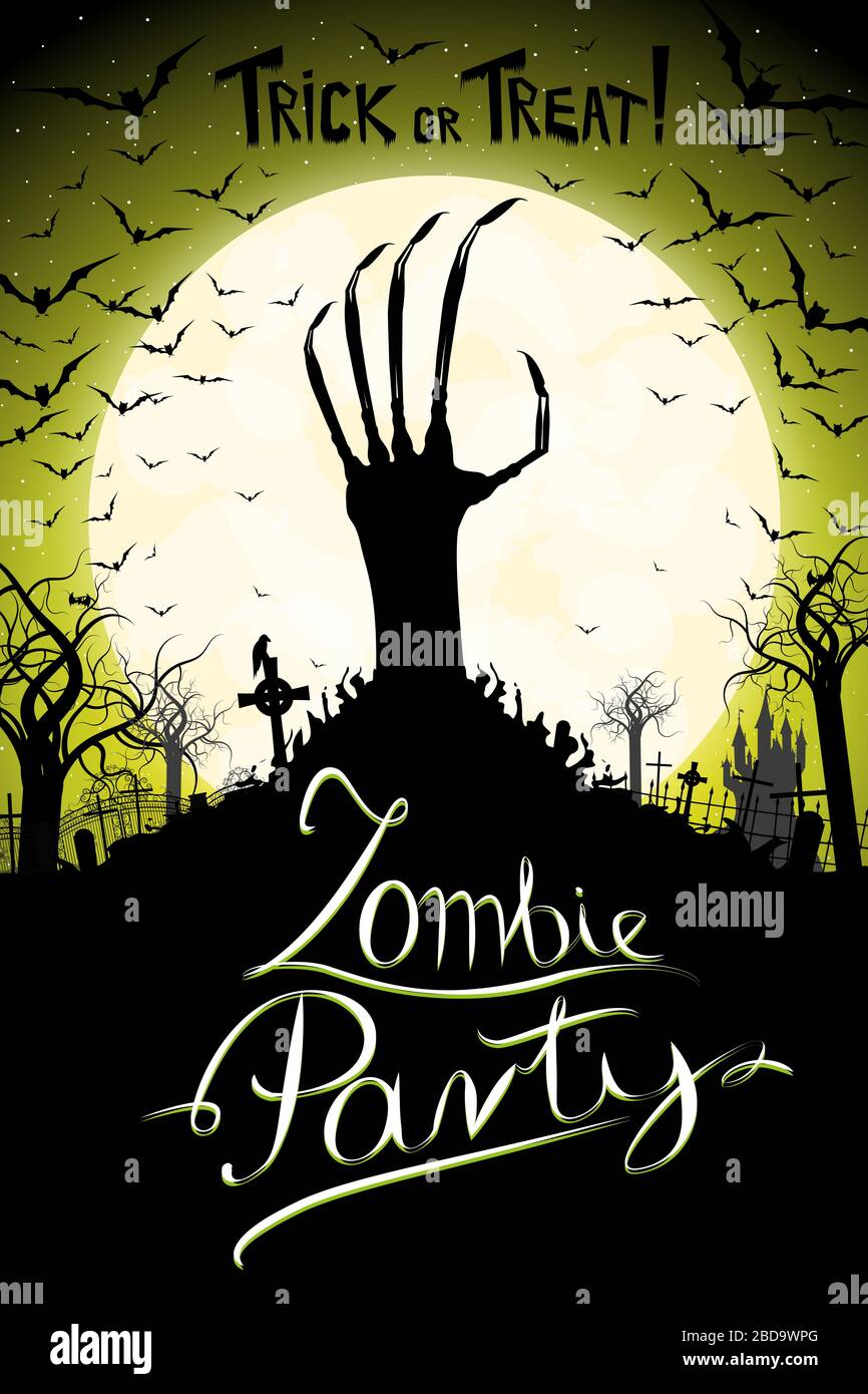 Zombie Party Photo Banner Ready Stock] New Arrival Plants Vs Zombies