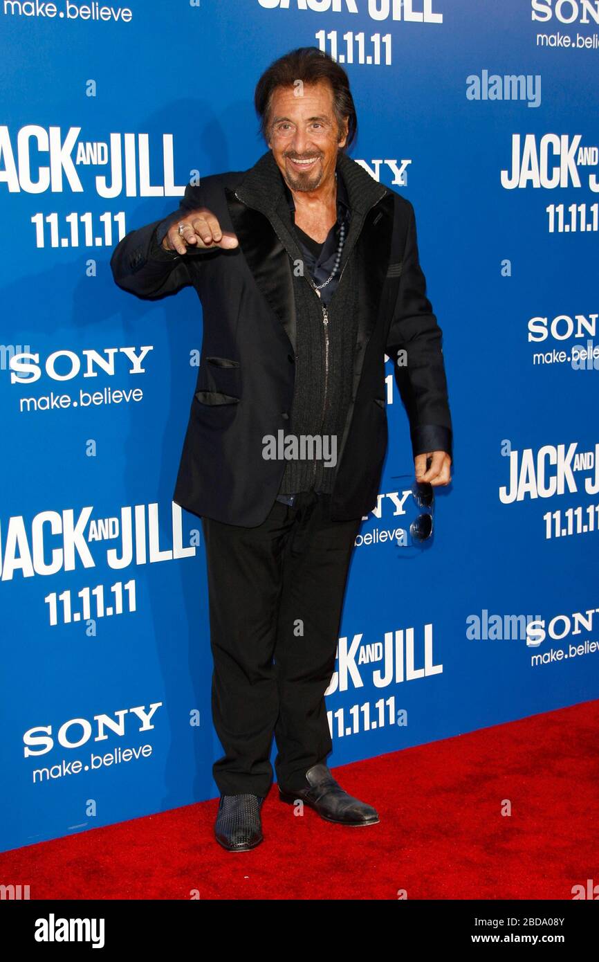November 6, 2011, Westwood, CA, USA: LOS ANGELES - NOV 6: Al Pacino at the  ''Jack and