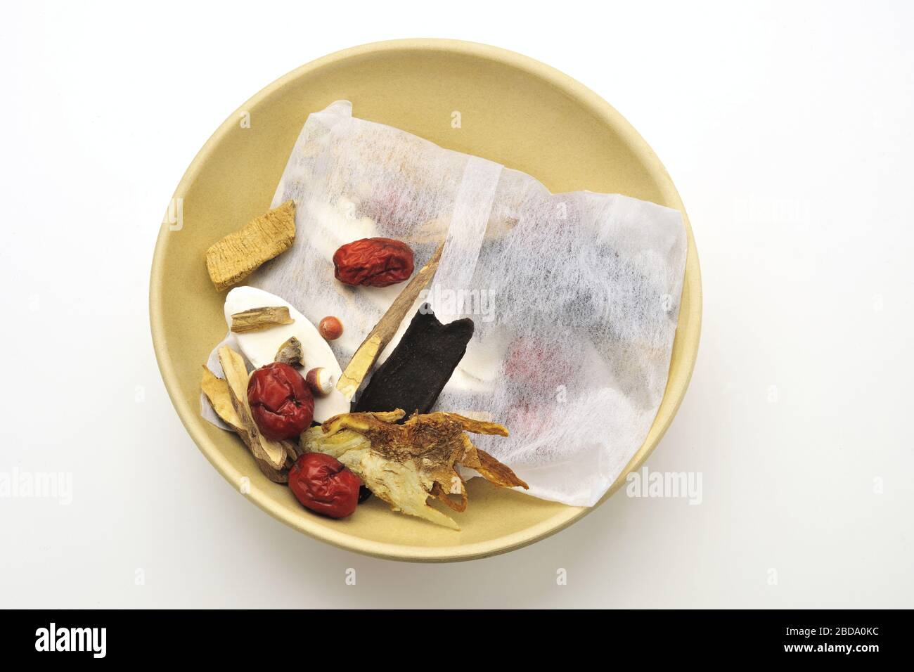 Chinese Herbal Medicine on the white background Stock Photo - Alamy