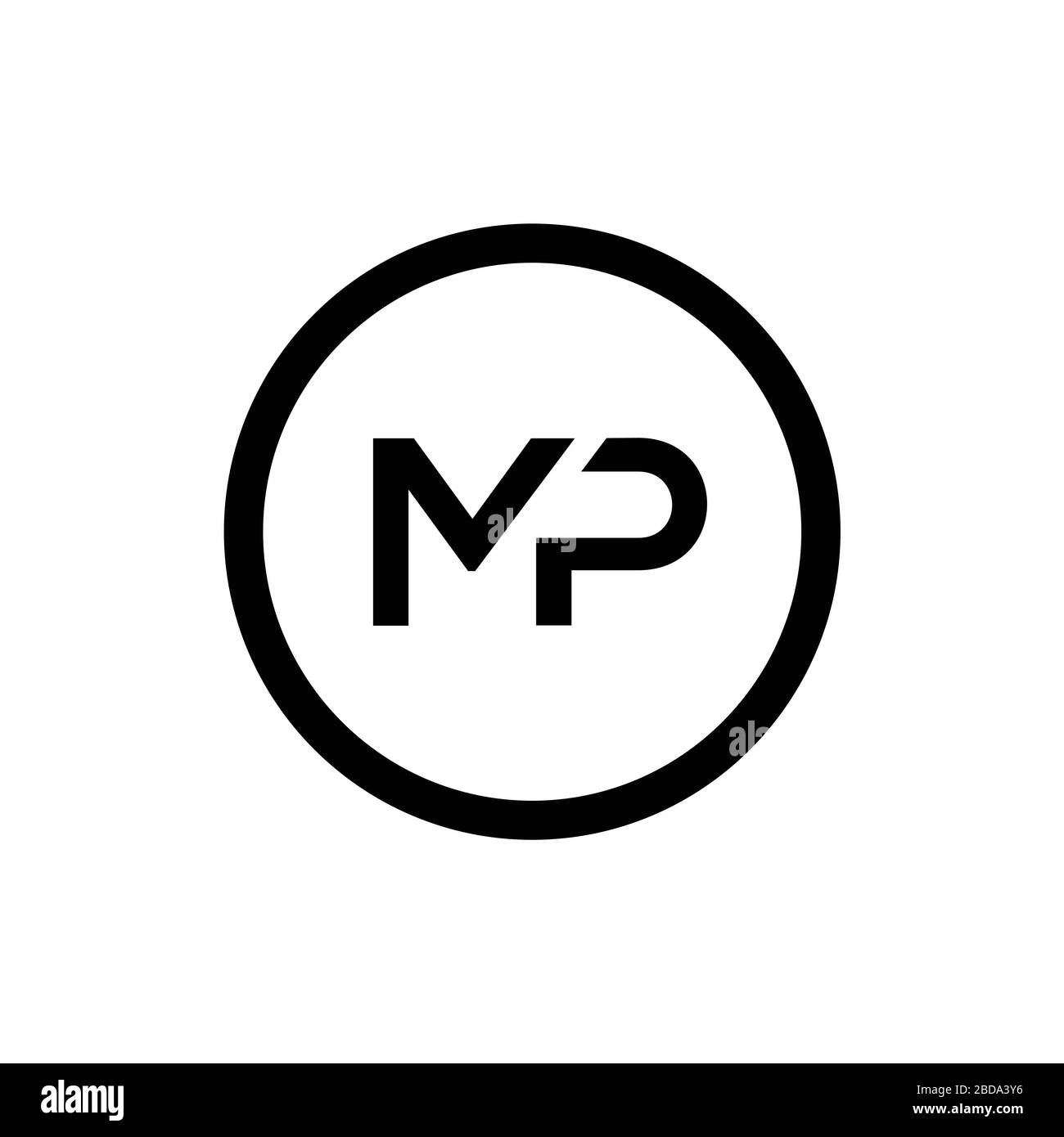Initial letter mp logo or pm logo vector design template, Stock Vector,  Vector And Low Budget Royalty Free Image. Pic. ESY-060118795