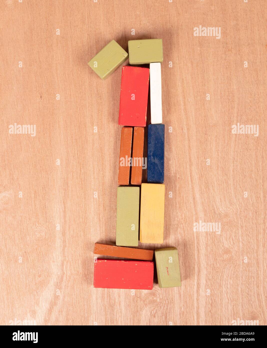 old wooden blocks