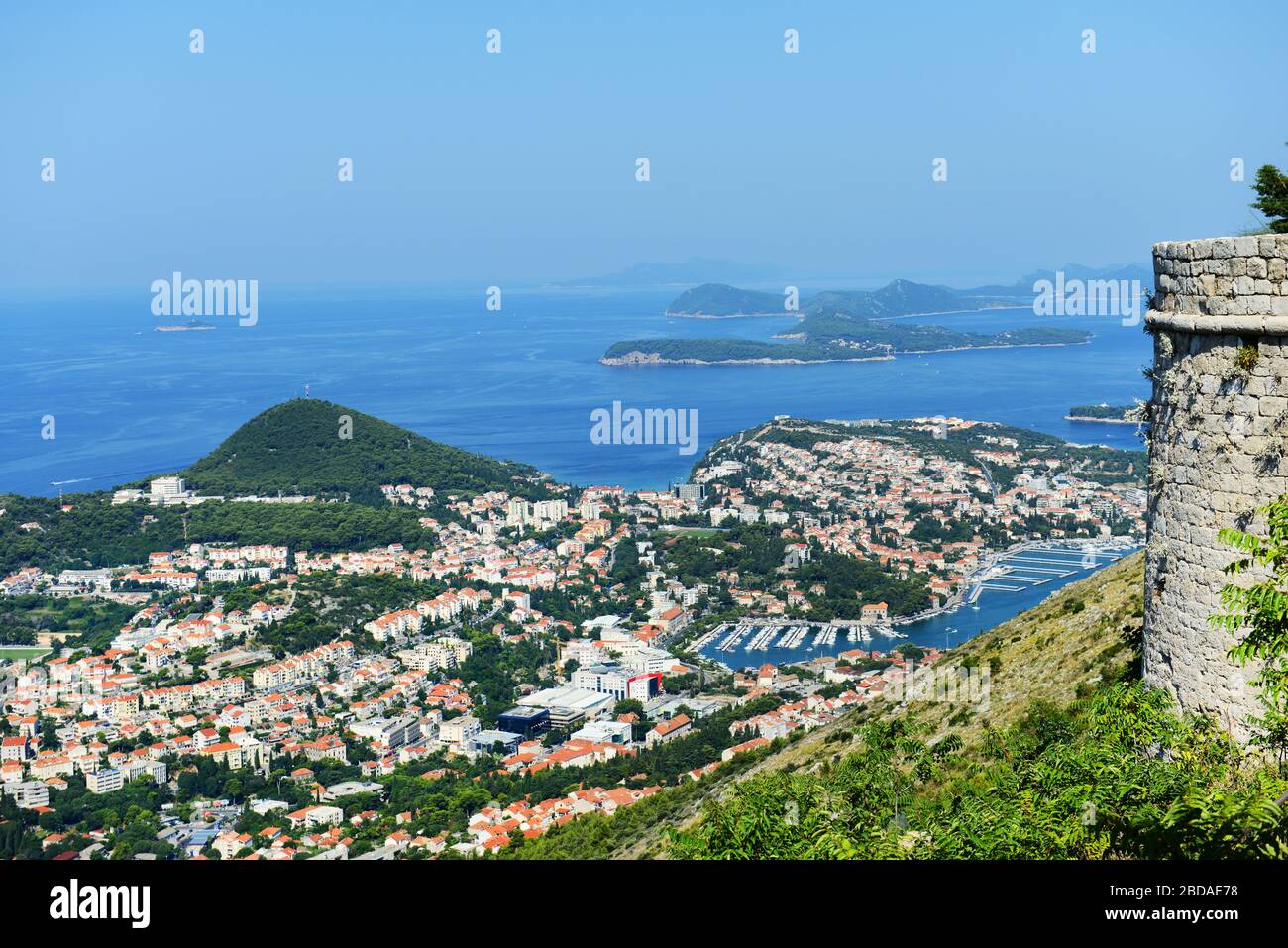 Views Of Babin Kuk In Dubrovnik Croatia Stock Photo Alamy