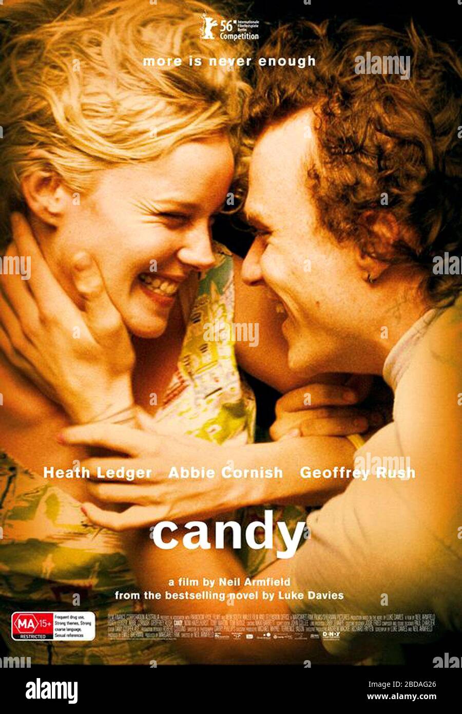 Heath ledger abbie cornish candy hires stock photography and images