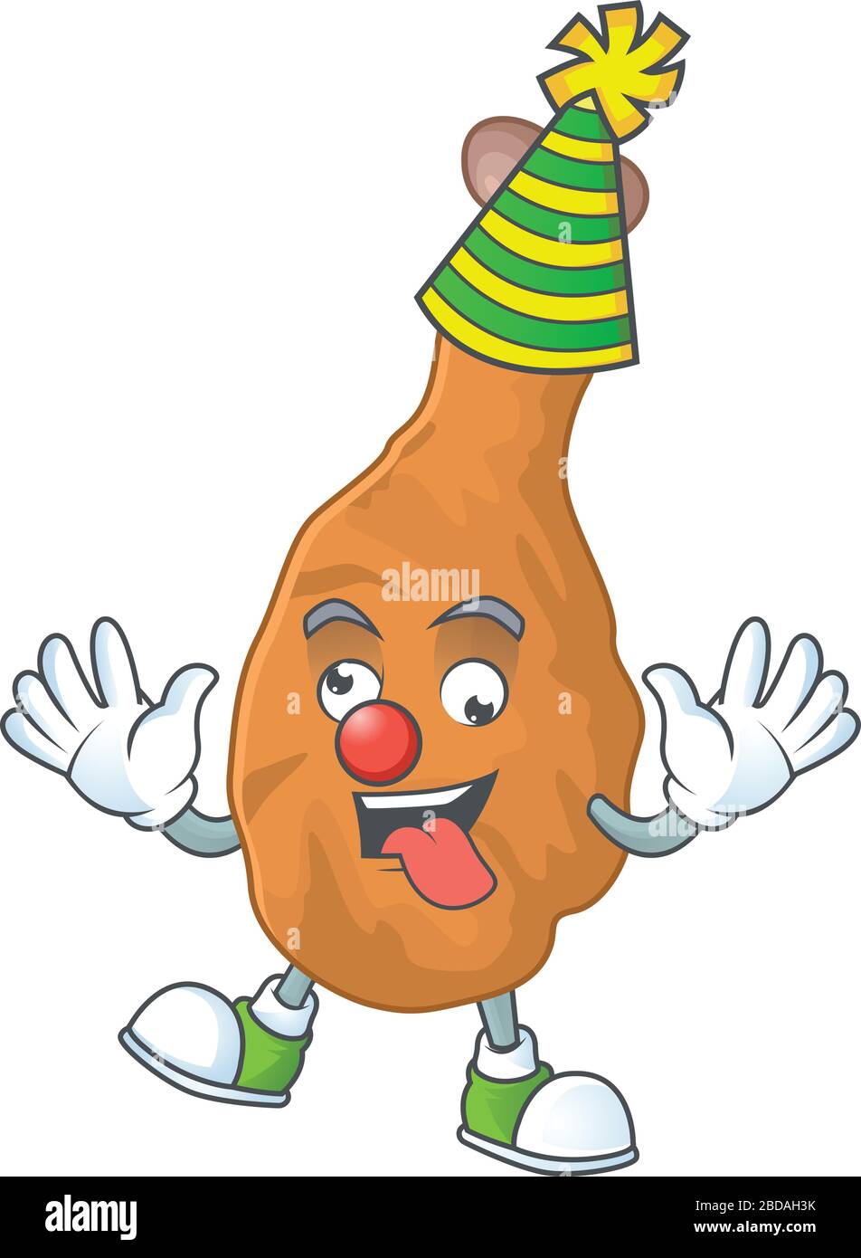Amusing Clown fried chicken cartoon character mascot style Stock Vector Image & Art - Alamy Amusing Clown fried chicken cartoon character mascot style Stock Vector Image & Art - Alamy