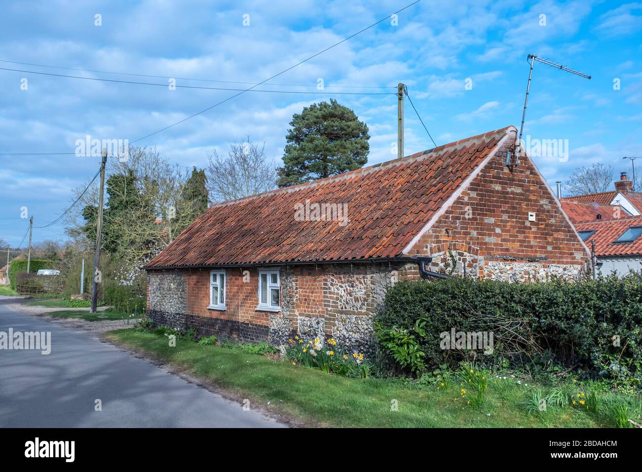 Almshouse House on The Street, in the North Norfolk village of
