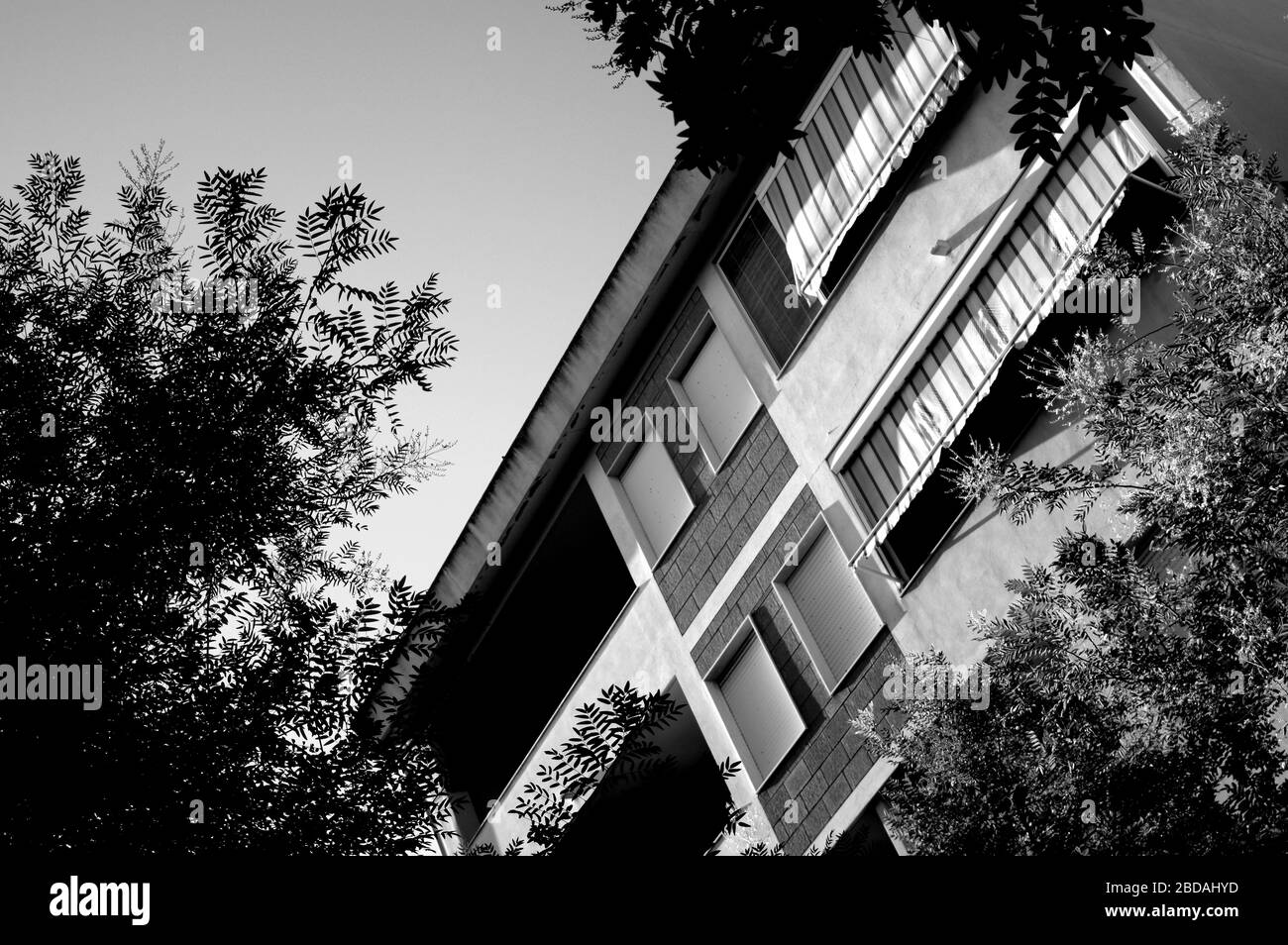 Architecture of Sardinia, Italy, 2019. Stock Photo