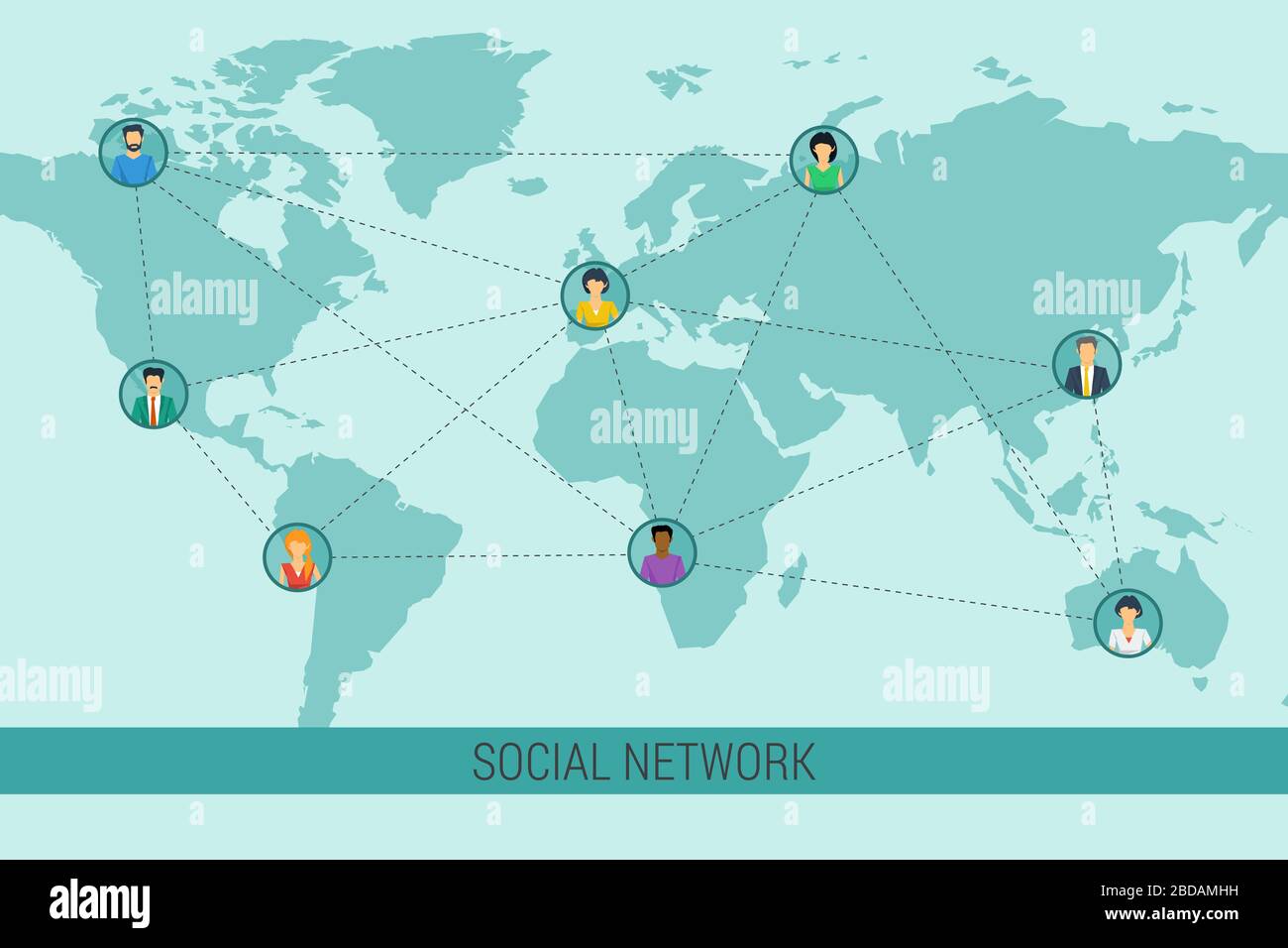 Communicate social Stock Vector Images - Alamy