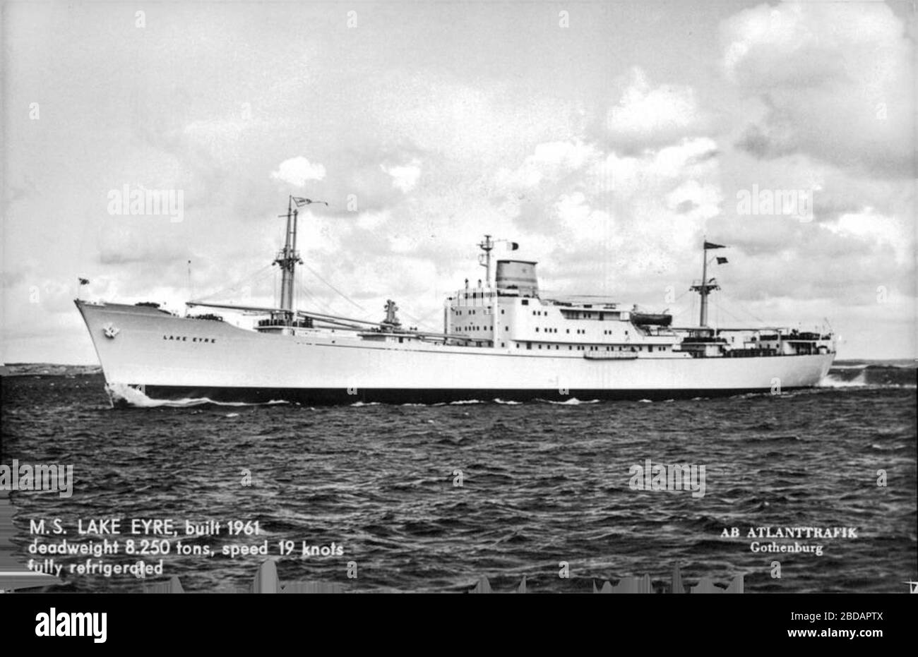 English M S Lake Eyre At Sea Lake Eyre Was A Swedish Reefer Ship Built In 1961 Circa 1968 Date Qs P 1968 00 00t00 00 00z 9 P1480 Q5727902 Svenska Dagbladet Via Ims Vintage Photos Unknown Photographer Stock Photo Alamy