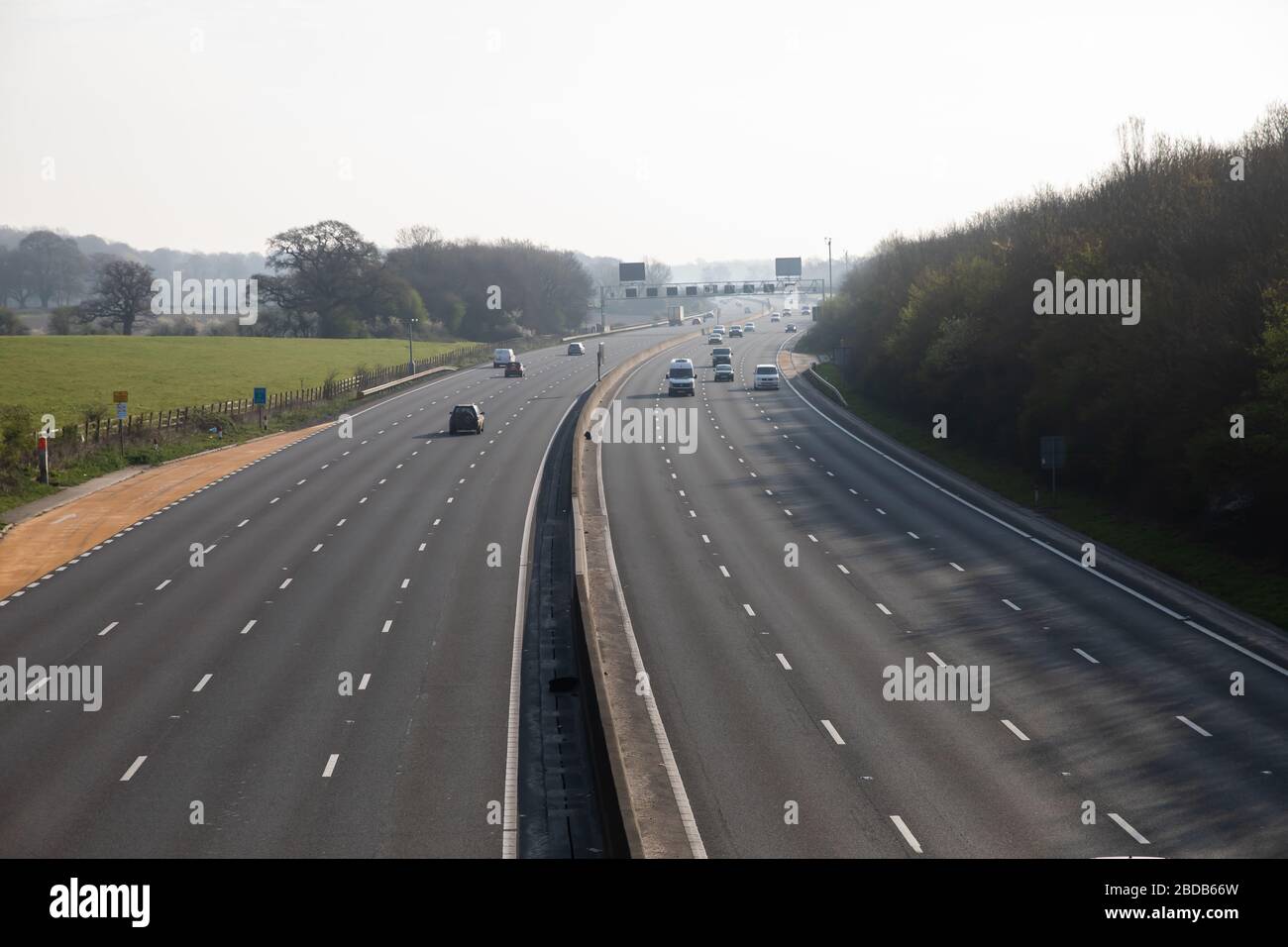 Uk smart motorway car hi-res stock photography and images - Alamy
