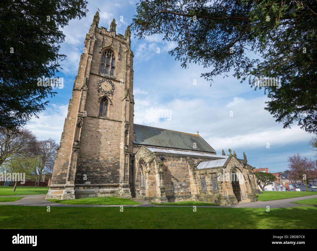 All Saints parish church in Driffield, East Yorkshire Stock Photo