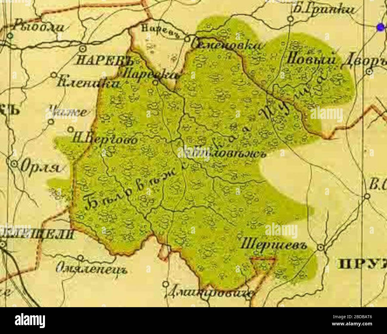 Карта гродненской губернии