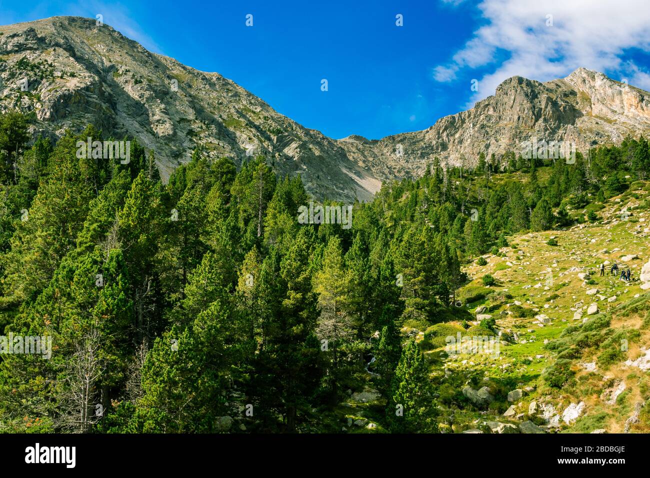 The 'Gra de Fajol' Peak, in the Pyrenees Mountains (Catalonia, Spain) Stock Photo