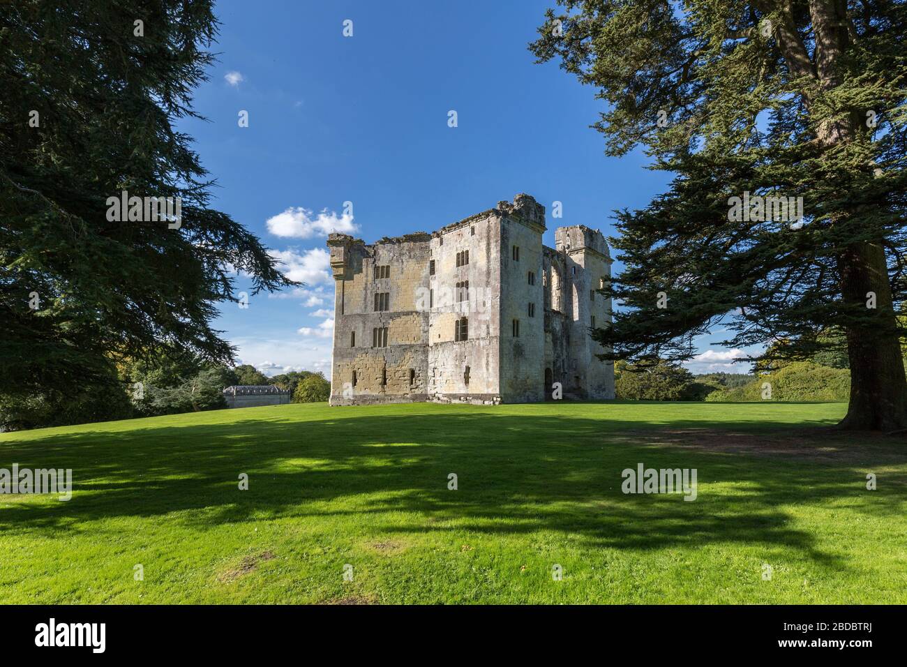Old Wardour Castle, Wiltshire, England, UK Stock Photo