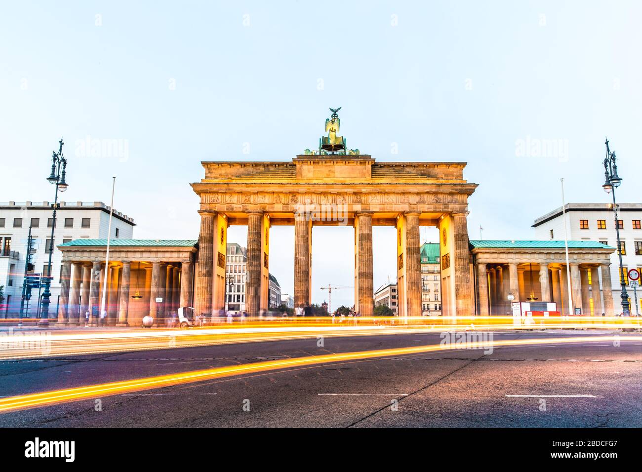 Brandenburg Gate in Berlin city, Germany Stock Photo - Alamy