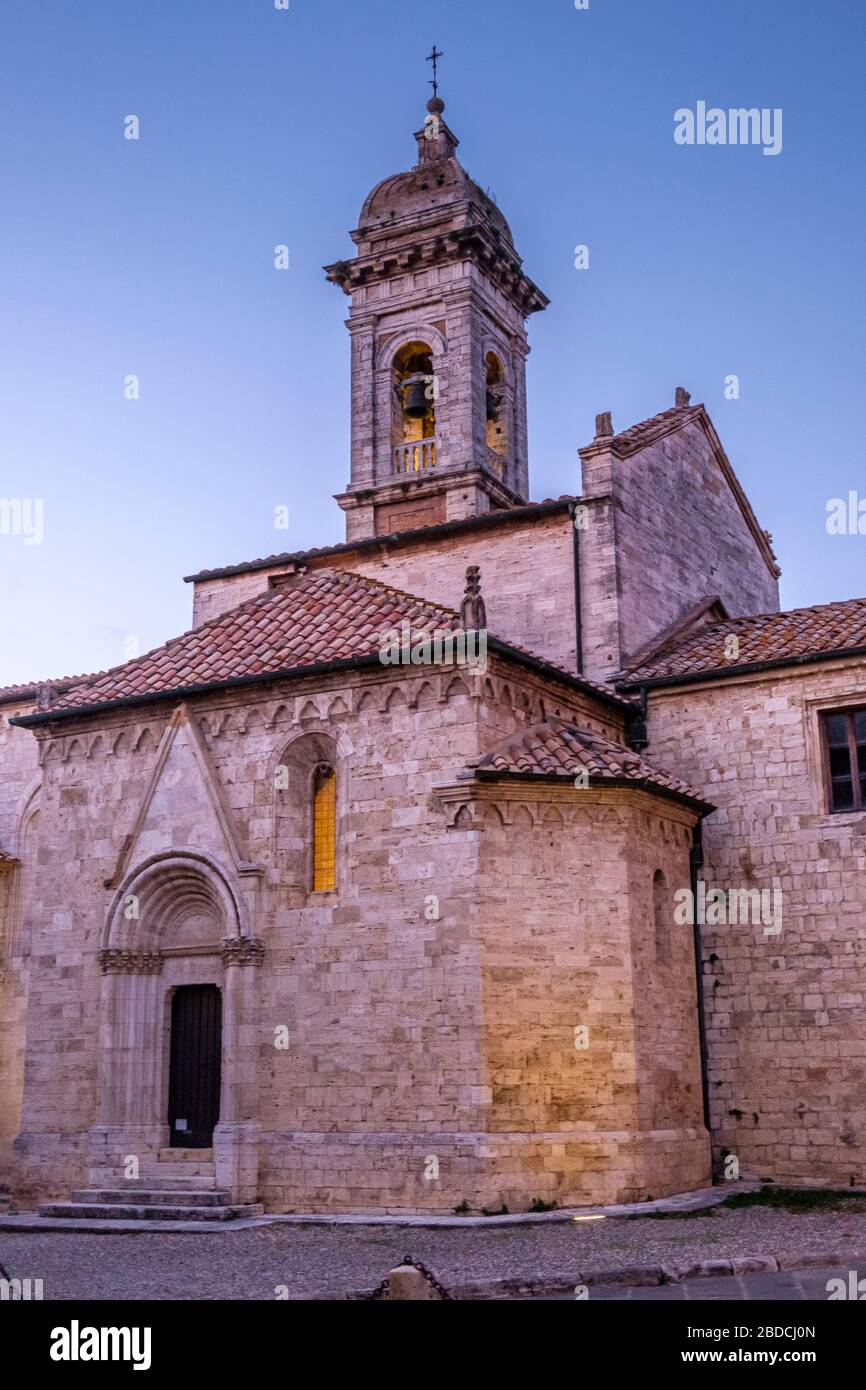 San Quirico D'orcia, Tuscany, Italy Stock Photo