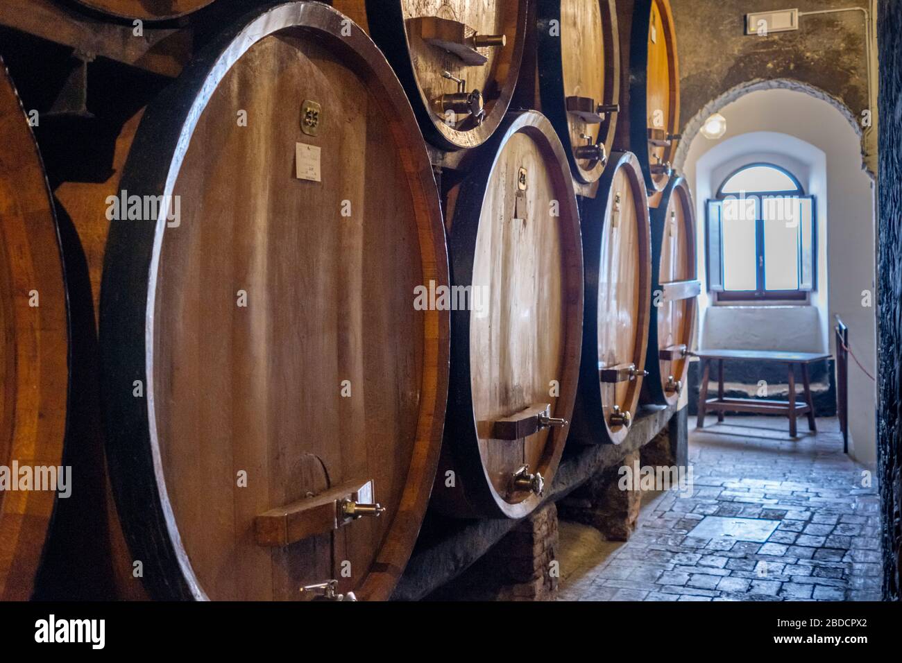 Montepulciano winery, Tuscany, Italy Stock Photo