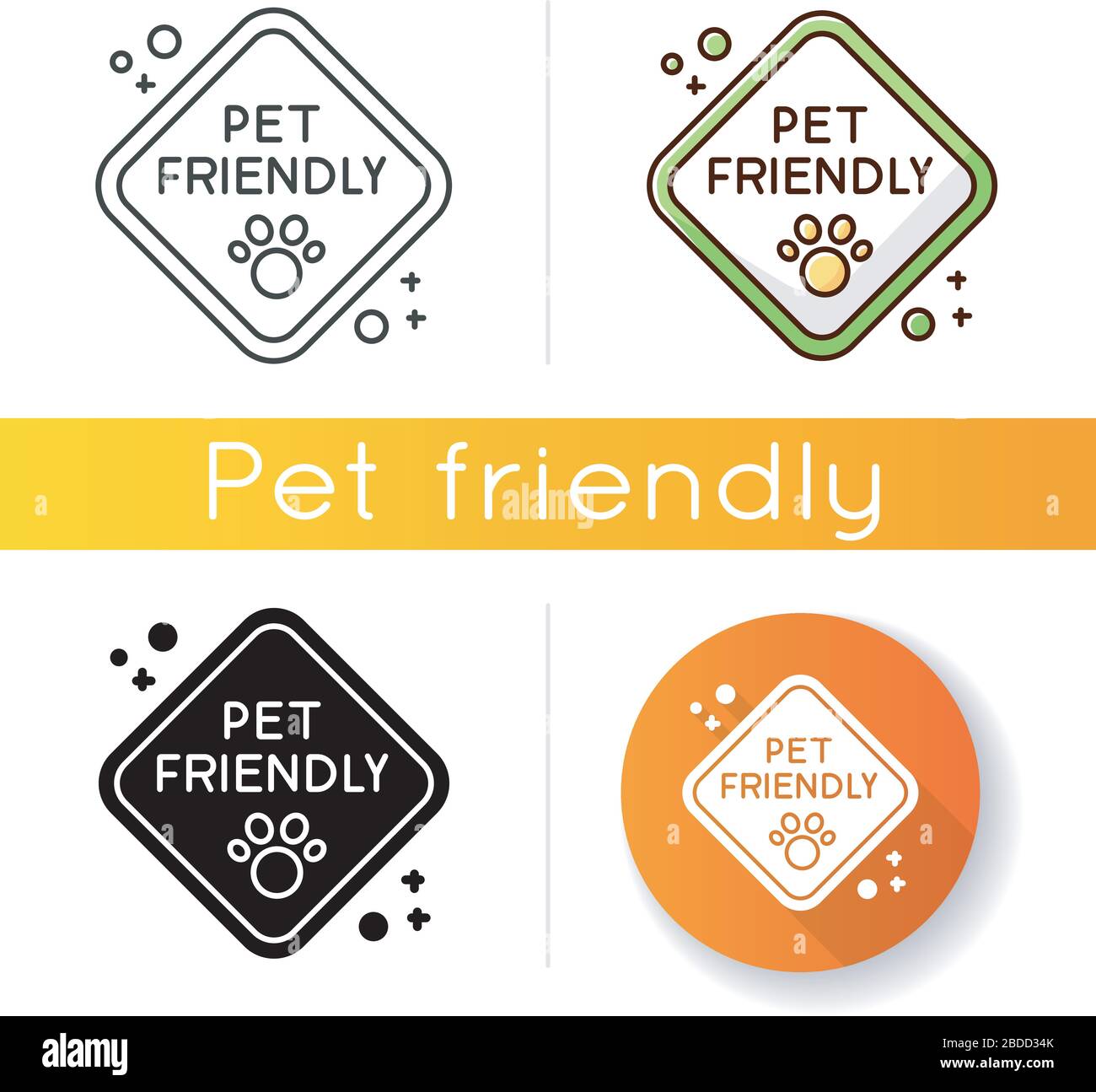 Traffic sign cats and dogs Stock Vector Images Alamy