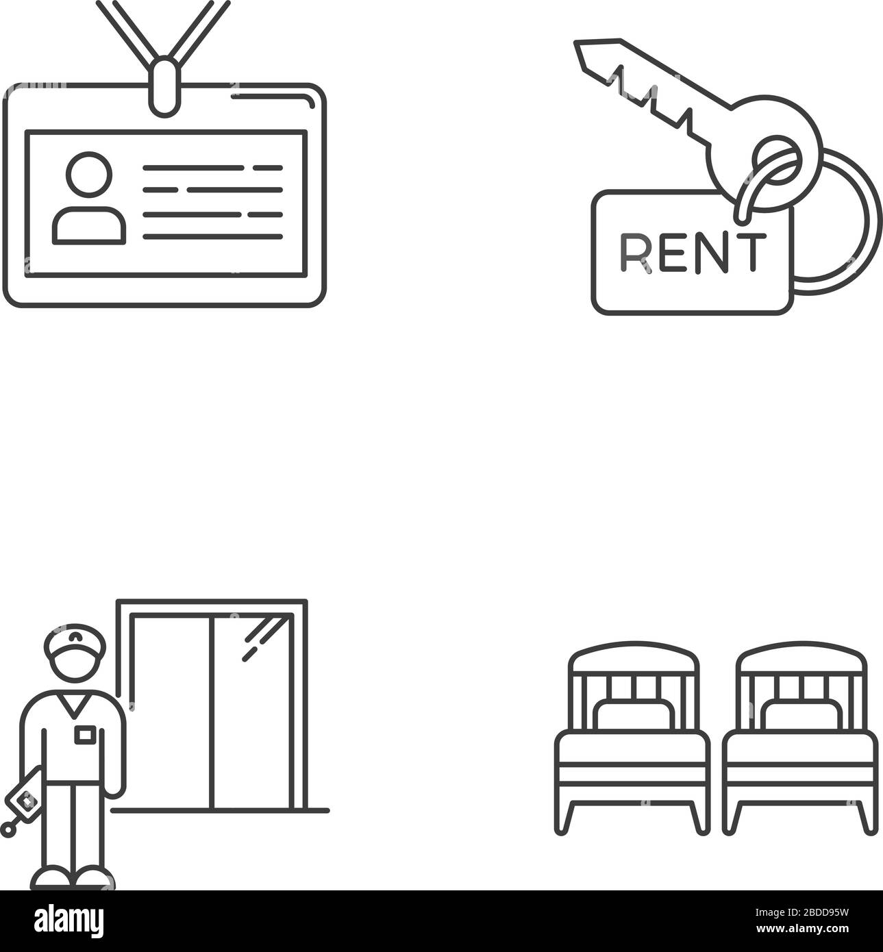 https://c8.alamy.com/comp/2BDD95W/renting-hotel-room-pixel-perfect-linear-icons-set-single-beds-apartment-key-rental-service-customizable-thin-line-contour-symbols-isolated-vector-2BDD95W.jpg