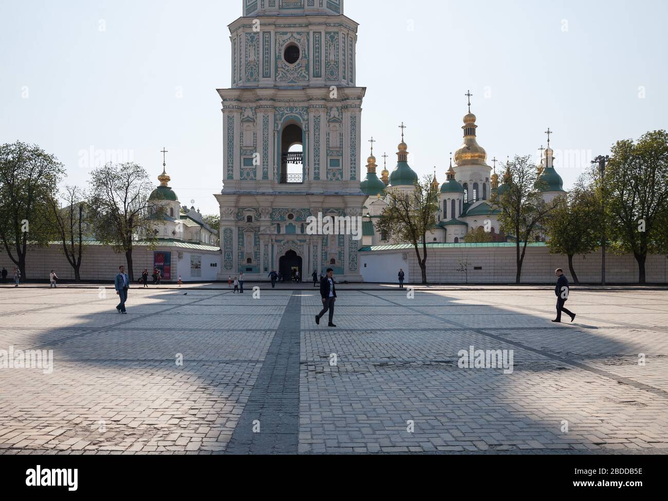 24.04.2019, Kiew, , Ukraine - St. Sophia Cathedral on St. Sophia Square in Kiev. 00P190424D617CAROEX.JPG [MODEL RELEASE: NOT APPLICABLE, PROPERTY RELE Stock Photo