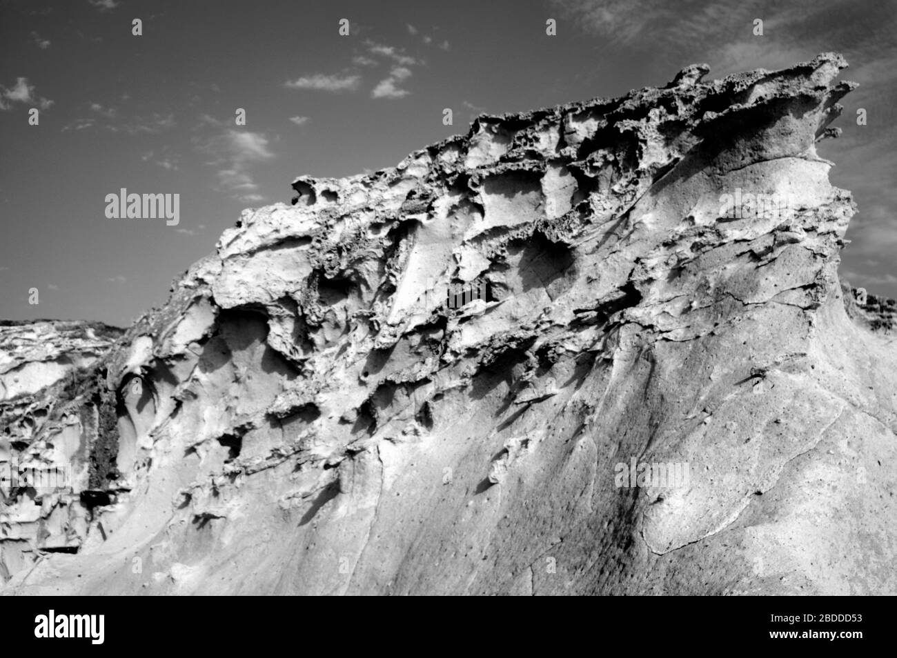 Huge grey rocks on the coast of the Mediterranean Sea in Sardinia ...