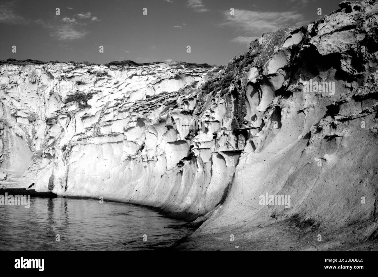 Huge grey rocks on the coast of the Mediterranean Sea in Sardinia ...