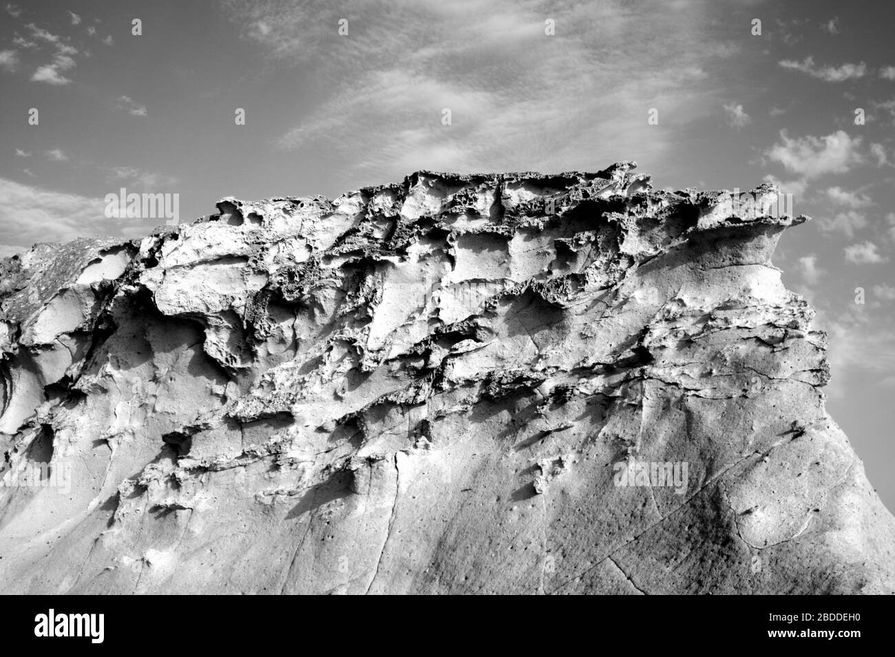 Huge grey rocks on the coast of the Mediterranean Sea in Sardinia ...