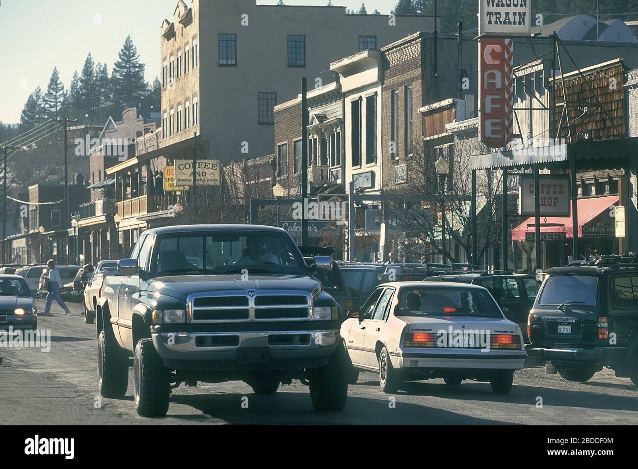 Gold Country historic Main street.California Gold Country road trip