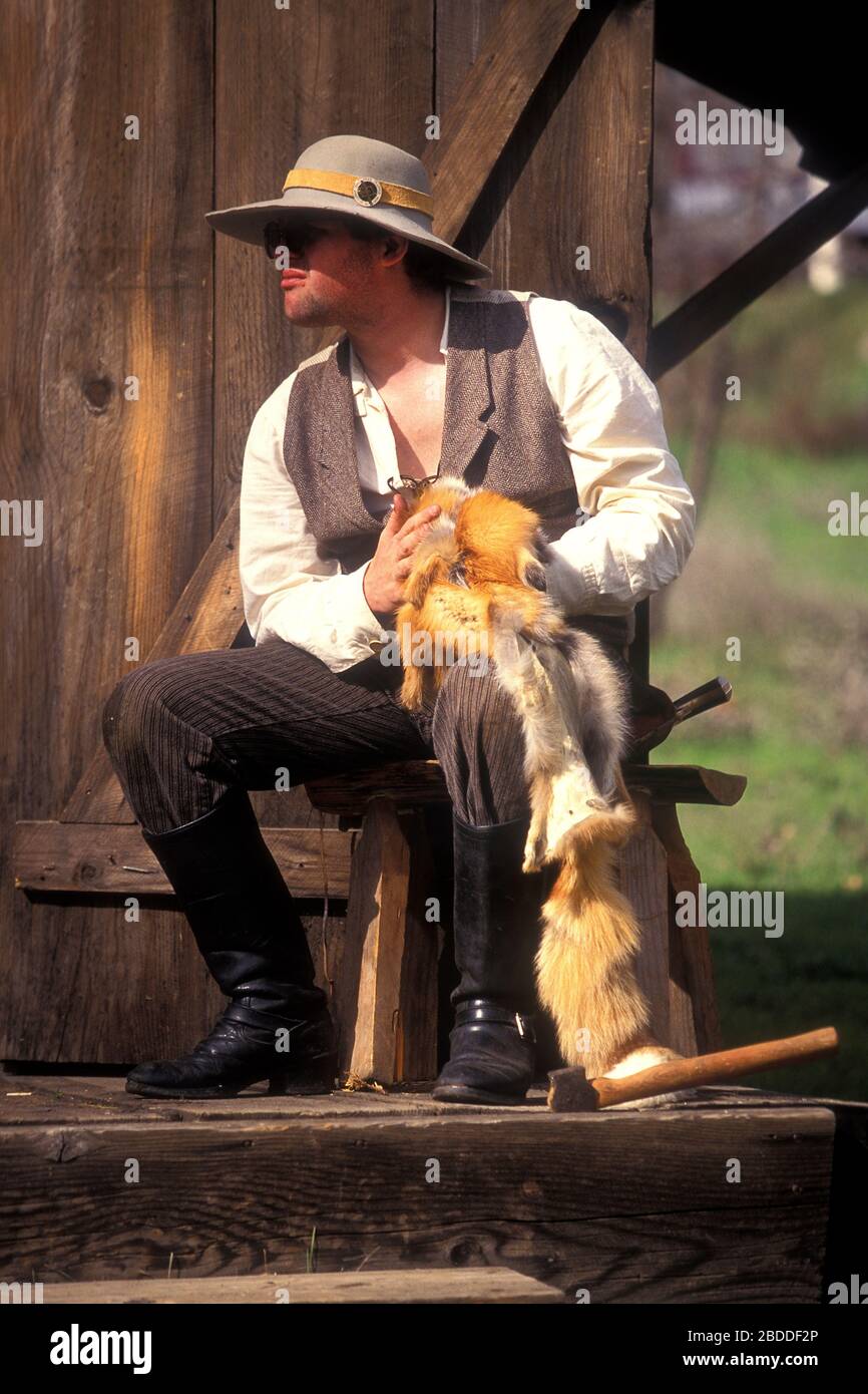 Traditional lifestyle in the historic towns on HWY 49. California Gold