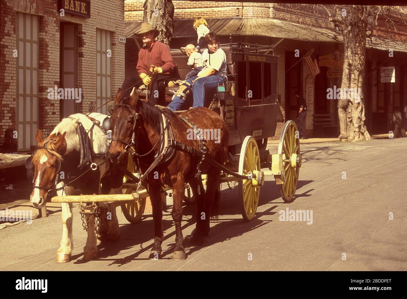 Columbia Stagecoach in Historic Columbia downtown.California Gold