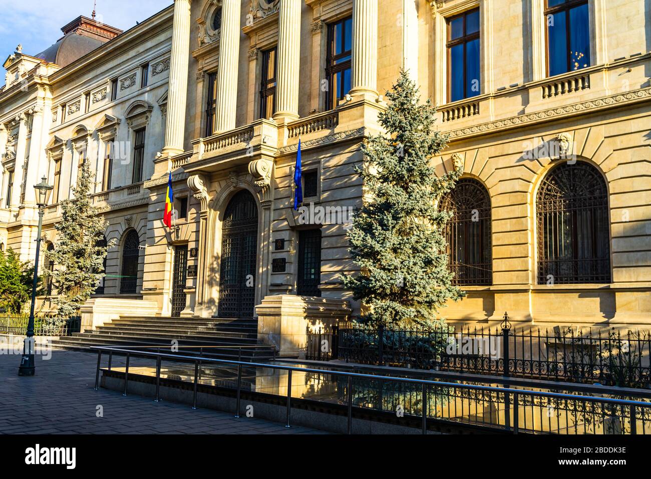 National bank of Romania (Banca Nationala a Romaniei). BNR is the Romanian Central bank. BNR headquarters in Bucharest, Romania, 2020 Stock Photo