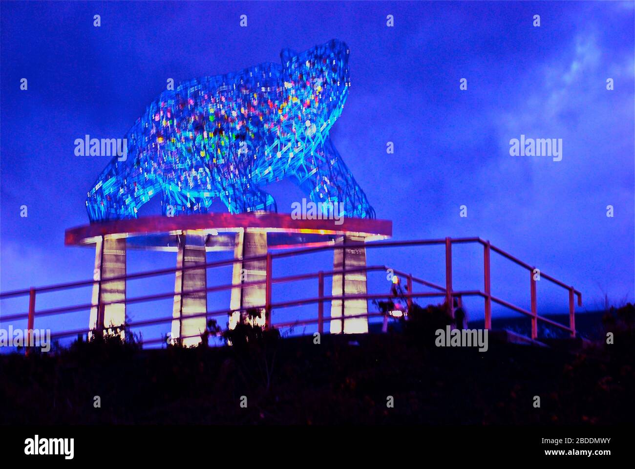 Christmas Lights Kelowna British Columbia Canada Stock Photo Alamy