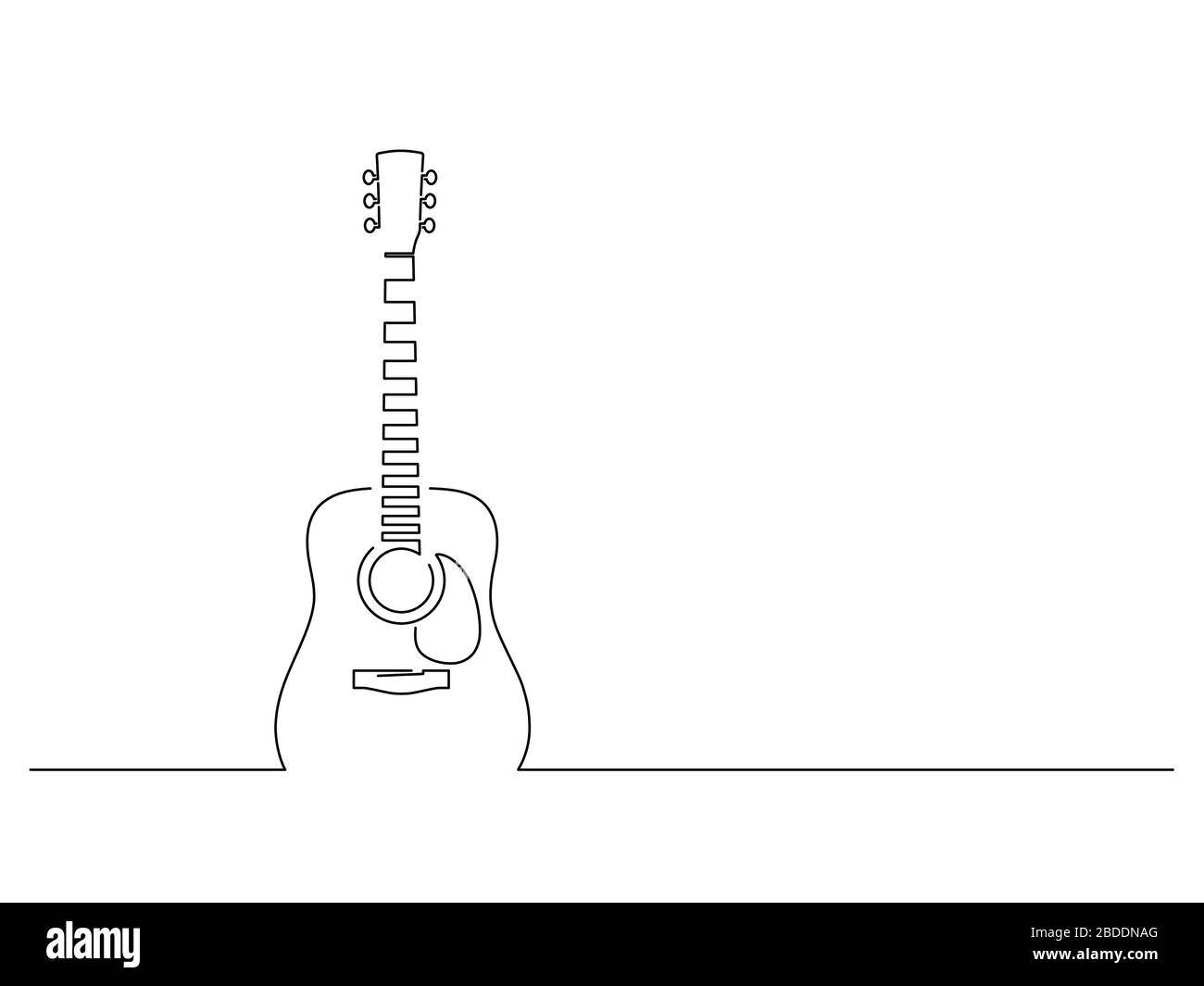 Music isolated line drawing, vector illustration design. Stock Vector
