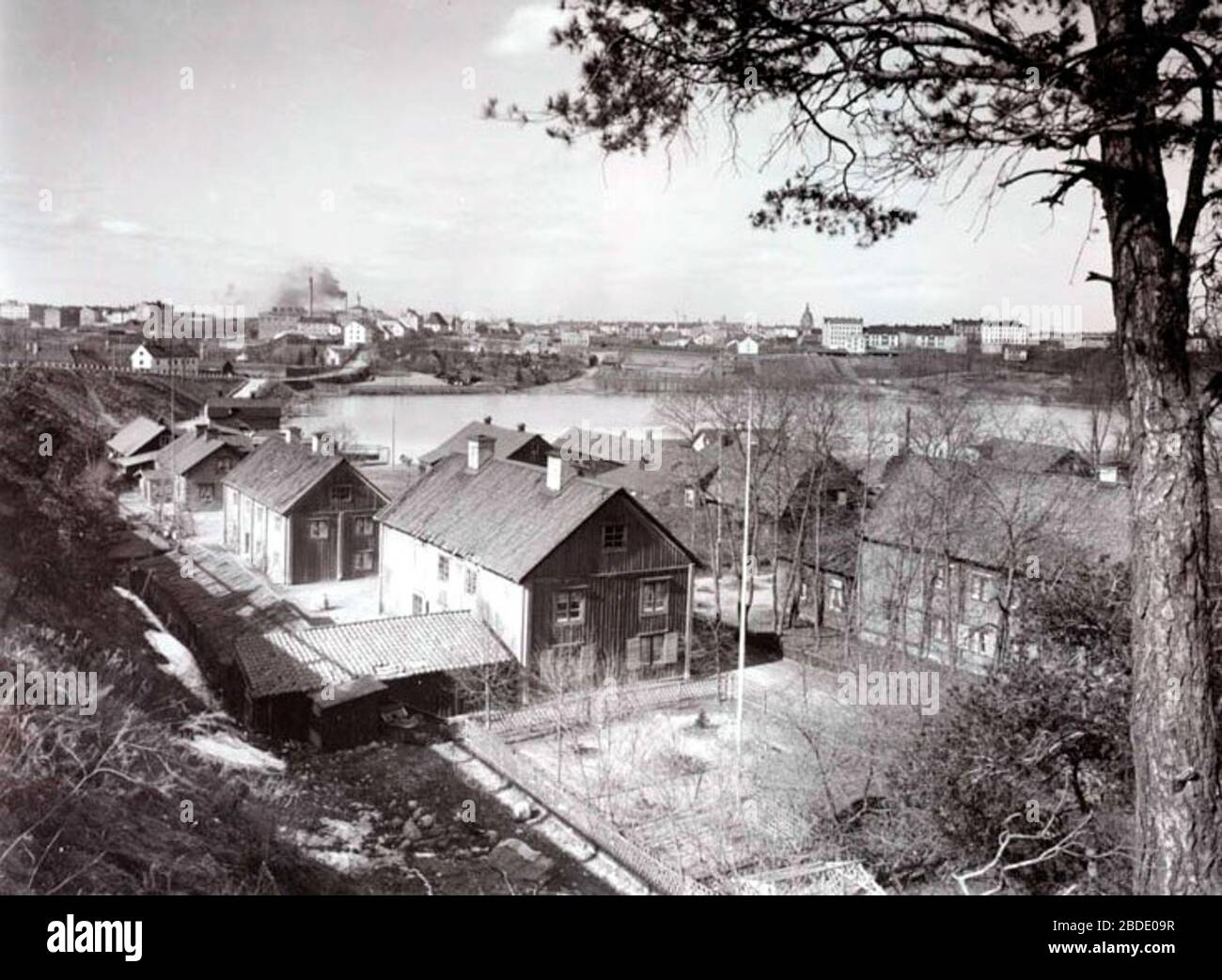 Fredriksdal Near Hammarby Gard In Sodra Hammarbyhamnen Stockholm 1907 Stadsmuseum Larsson Stock Photo Alamy