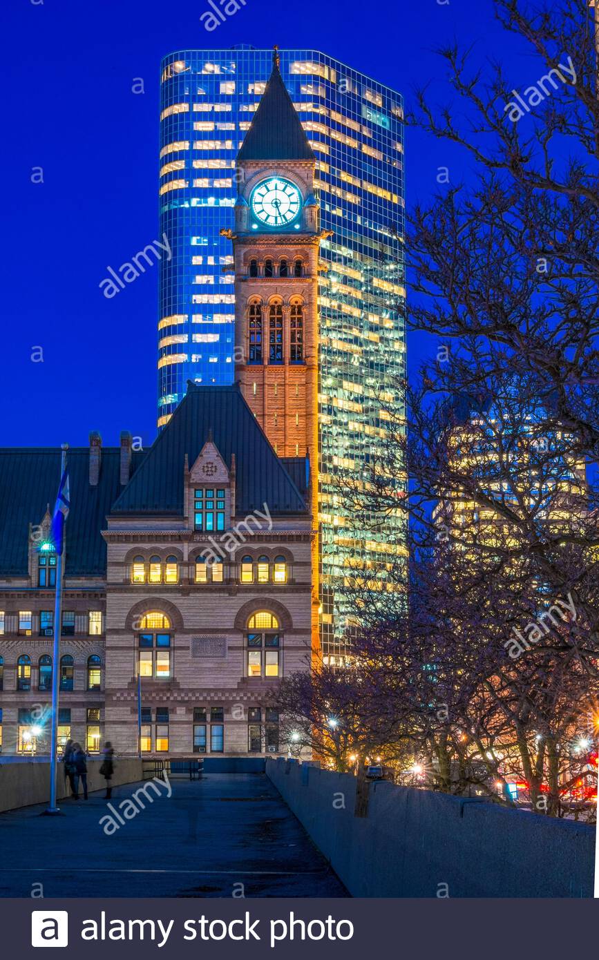 Old City Hall Clock Tower Toronto Stock Photos & Old City Hall Clock