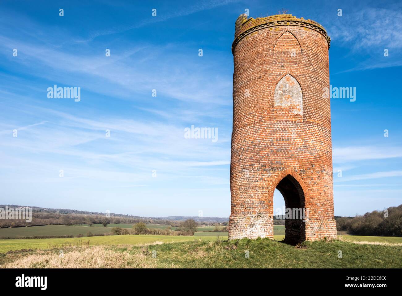 Pigeon Tower folly, Sulham, Reading, Berkshire, England, GB, UK Stock Photo