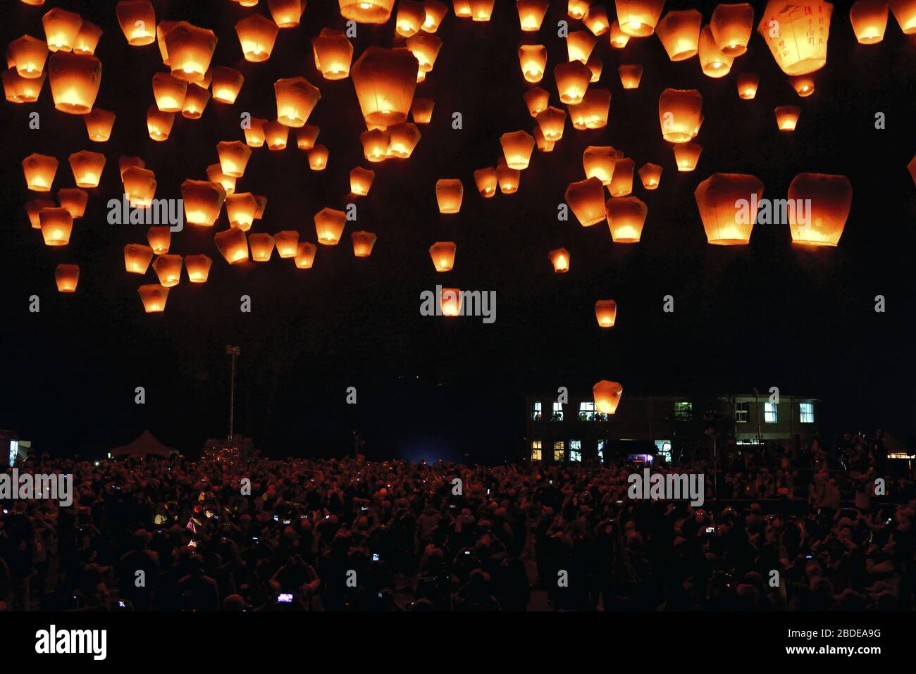 Sky lantern Taiwan Stock Photo Alamy