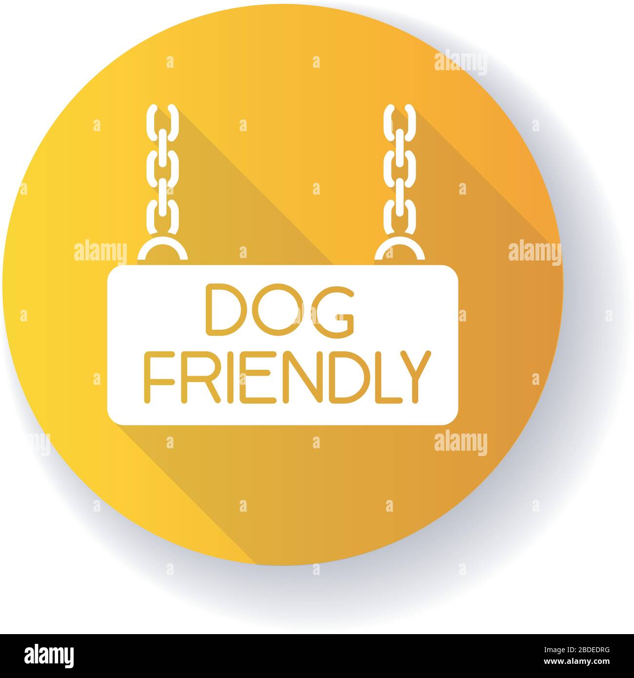 Dog friendly zone sign Stock Vector Images - Alamy